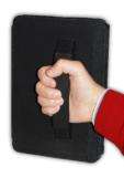 Ipad Black Premium Soft Leather like Case with Stand  