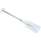   ft Adjustable White Colored Aluminum Boat Hook and Paddle for Boats