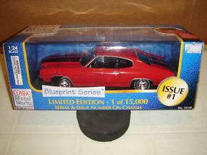 24 Classic Metal Works 70 Chevelle SS454 Red Ltd iss  