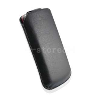 New Leather Case Pouch + LCD Film For NOKIA C6 01 e  