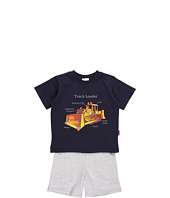   kids Under Construction Track Loader Shirt And Short Set(Little Kids