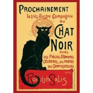 Chat Noir (Steinlein) Poster Print 