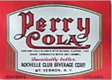 Perry Cola Vintage Soda Crate Label  