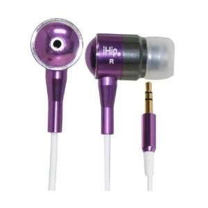  iHip Metal Noise Reducing Earphones (Purple) Electronics