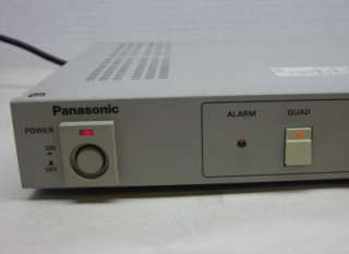 PANASONIC QUAD SYSTEM B&W CCD WJ 410  