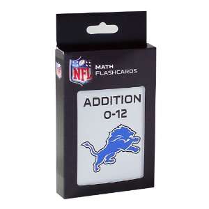  NFL Detroit Lions Addition Flash Cards: Sports & Outdoors