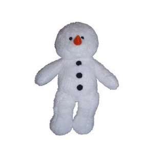  15 Inch Stuffed Animal Snow Man with White T Shirt, Fluff 