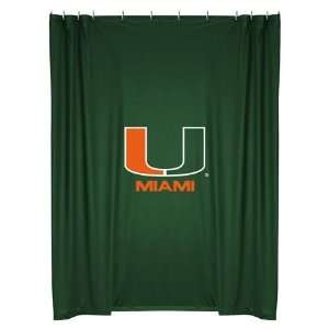  Miami Hurricanes Shower Curtain