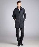 Prada Prada Sport navy nylon three quarter length raincoat style 