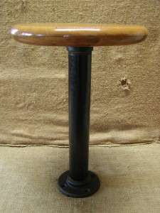 Vintage Iron & Wood Stool Antique Table Stand Old RARE  