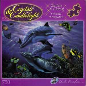   Candlelight Glitter and Glows Puzzle   A Perfect World Toys & Games