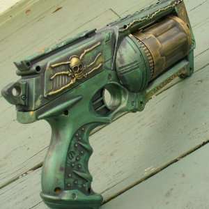 : Steampunk gun Victorian Nerf N Strike Maverick Zombie Fall Out Halo 