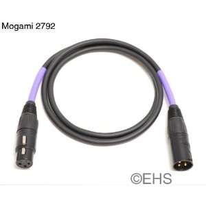  Mogami 2792 Ultra Quiet Mic cable 8 ft Electronics