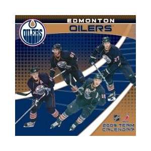EDMONTON OILERS 2009 NHL Monthly 12 X 12 WALL CALENDAR:  