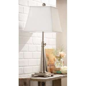   Slim Silver Table Lamps with Pedestal Bases 30 Home Improvement
