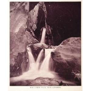 1893 Print Box Canyon Falls Waterfall Gunnison Colorado 