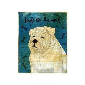  John Golden   English Bulldog Canvas: Home & Kitchen