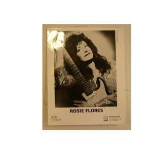  Rosie Flores Press Kit Photo With Guitar 