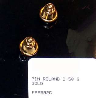 Roland D 50 Synthesizer Jewelry Replica Pin gold plated  