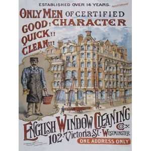  English Window Metal Sign Industry and Andvertisements 