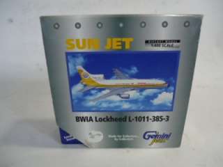 Gemini Jets 1/400 Sun Jet BWIA Lockheed L 1011 385 3 Airline  
