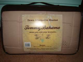 BRAND NEW TOMMY BAHAMA DOWN ALTERNATIVE QUEEN SIZE BLANKET  