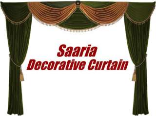 DECORATIVE CURTAIN PROJECTOR SCREEN HOME THEATER STAGE  
