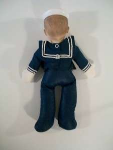 1980 Vogue Cracker Jack Doll Sailor Boy Vinyl Stuffed  