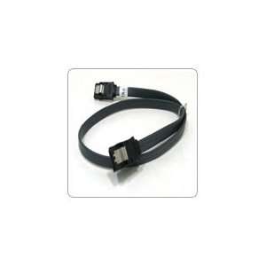 IPCQUEEN 10 inches SATA 3.0 CABLE   Black , STRAIGHT TO 