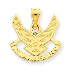  U. S. Air Force Pendant in 14k Yellow Gold Jewelry