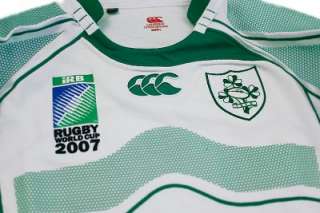IRELAND On Field Rugby Away Player Jersey RARE Size XXL  