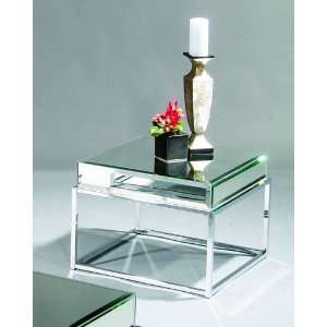 Bunching Cocktail Table by Bassett Mirror Company   Clear Mirror 