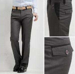 Men Luxury Design Multi Button Stylish Dress Pants  