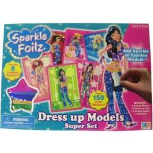  Sparkle Foilz Dress Up Models Super Set Case Pack 9 