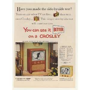   Crosley Executive Senator TV Television Print Ad (Memorabilia) (45283