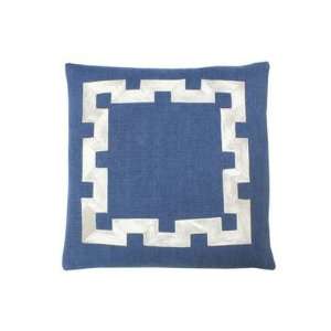  Blue way  Greek Key Pillow: Home & Kitchen