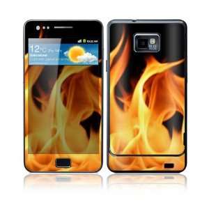 Samsung Galaxy S2 (S II) Decal Skin Sticker   Flame 
