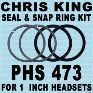 Chris King PHS473 1 inch Headset Seal & Snap Ring Kit  