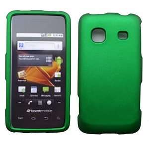 Samsung Galaxy Precedent SCH M828C Accessory   green hard with rubber 