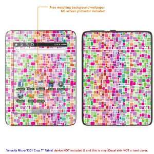 Decal Skin sticker for Velocity Micro Cruz T301 7 screen tablet case 