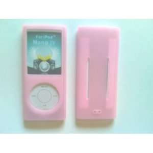   Pink Silicone Skin Case for iPod Nano 4th Generation: Everything Else