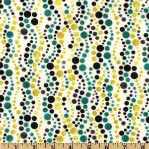   Radiance Stripe Dots Cream Fabric By The Yard: Arts, Crafts & Sewing