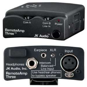   JK Audio RemoteAmp Three Portable Headphone IFB Amplifier Electronics