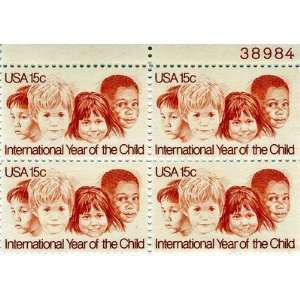   Year Of The Child. 4 /15 cent US postage stamps #1772 