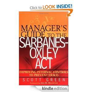 Managers Guide to the Sarbanes Oxley Act: Improving Internal Controls 