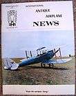   1972 INTERNATIONAL ANTIQUE AIRPLANE NEWS Aircraft Magazine Gipsy Moth