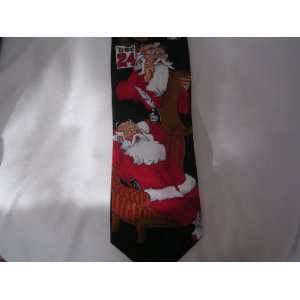   Christmas Santa Collectible ; Yule Tie Greetings 