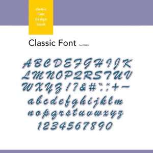  Xyron Classic Font Design Book for Xyron Personal Cutting 