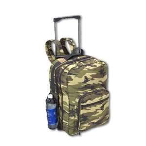  Jumbo Camouflage Wheeled Travel Pack: Sports & Outdoors