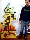 wylie coyote and road runner looney tunes life size standee